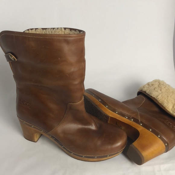 UGG Australia Kensington  leather boots size 9 - Picture 3 of 8